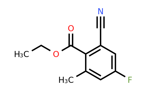 1807243-32-8 | Ethyl 2-cyano-4-fluoro-6-methylbenzoate