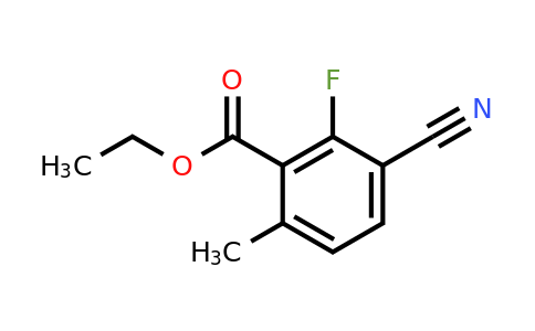 1807243-37-3 | Ethyl 3-cyano-2-fluoro-6-methylbenzoate