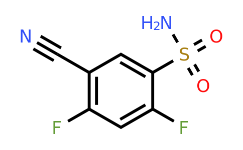 1807243-95-3 | 5-Cyano-2,4-difluorobenzenesulfonamide