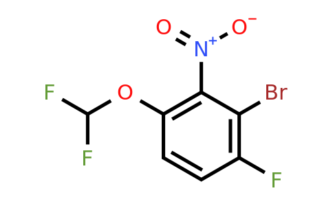 1807244-22-9 | 1-Bromo-3-difluoromethoxy-6-fluoro-2-nitrobenzene