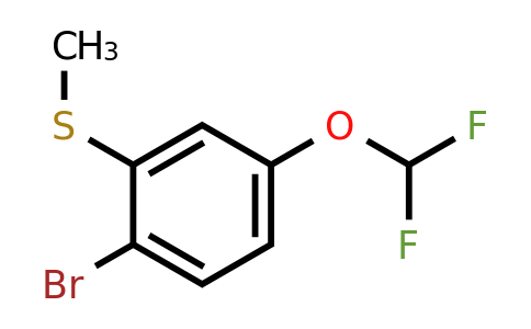 1807244-71-8 | 2-Bromo-5-(difluoromethoxy)thioanisole