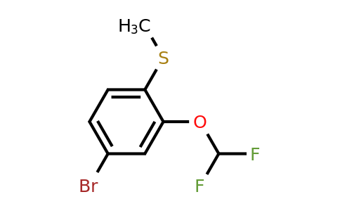 1807244-72-9 | 4-Bromo-2-(difluoromethoxy)thioanisole