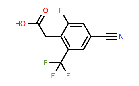 1807245-05-1 | 4-Cyano-2-fluoro-6-(trifluoromethyl)phenylacetic acid