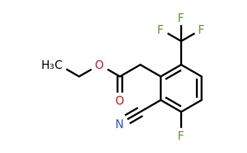 1807245-11-9 | Ethyl 2-cyano-3-fluoro-6-(trifluoromethyl)phenylacetate