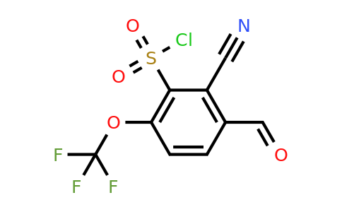 1807245-20-0 | 2-Cyano-3-formyl-6-(trifluoromethoxy)benzenesulfonylchloride
