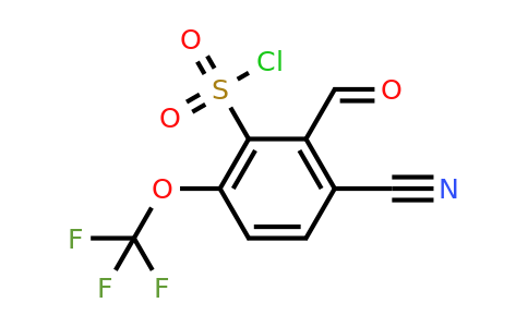 1807245-22-2 | 3-Cyano-2-formyl-6-(trifluoromethoxy)benzenesulfonylchloride