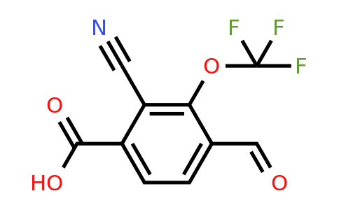 1807245-32-4 | 2-Cyano-4-formyl-3-(trifluoromethoxy)benzoic acid