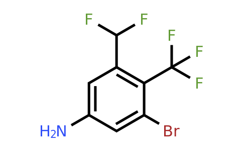 1807245-33-5 | 3-Bromo-5-difluoromethyl-4-(trifluoromethyl)aniline
