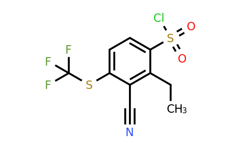 1807245-47-1 | 3-Cyano-2-ethyl-4-(trifluoromethylthio)benzenesulfonylchloride
