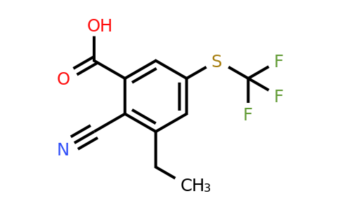 1807245-51-7 | 2-Cyano-3-ethyl-5-(trifluoromethylthio)benzoic acid
