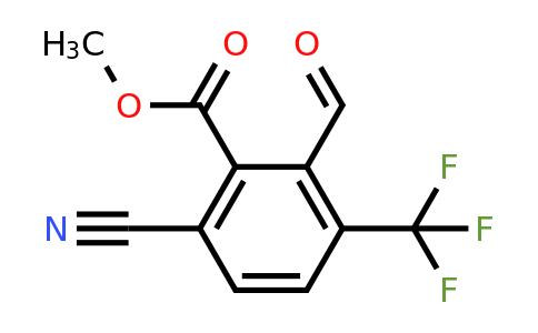 Methyl 6-cyano-2-formyl-3-(trifluoromethyl)benzoate