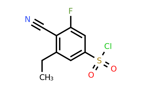 1807245-94-8 | 4-Cyano-3-fluoro-5-ethylbenzenesulfonylchloride
