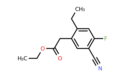 1807246-01-0 | Ethyl 5-cyano-4-fluoro-2-ethylphenylacetate