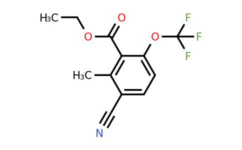 1807246-02-1 | Ethyl 3-cyano-2-methyl-6-(trifluoromethoxy)benzoate