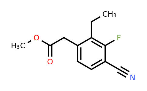 1807246-06-5 | Methyl 4-cyano-3-fluoro-2-ethylphenylacetate