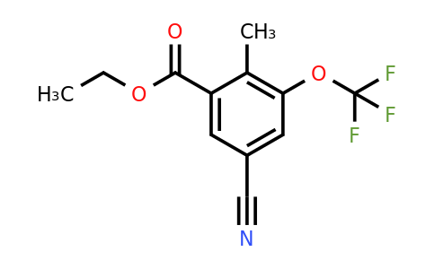 1807246-07-6 | Ethyl 5-cyano-2-methyl-3-(trifluoromethoxy)benzoate