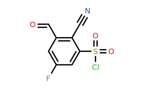 1807246-10-1 | 2-Cyano-5-fluoro-3-formylbenzenesulfonylchloride