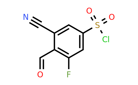 1807246-15-6 | 3-Cyano-5-fluoro-4-formylbenzenesulfonylchloride