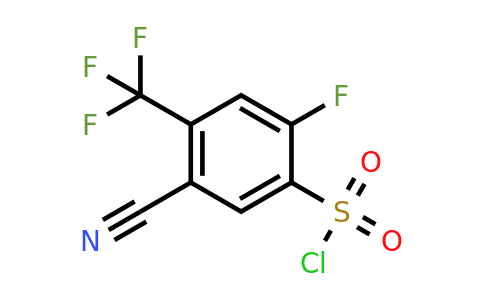 1807246-40-7 | 5-Cyano-2-fluoro-4-(trifluoromethyl)benzenesulfonylchloride