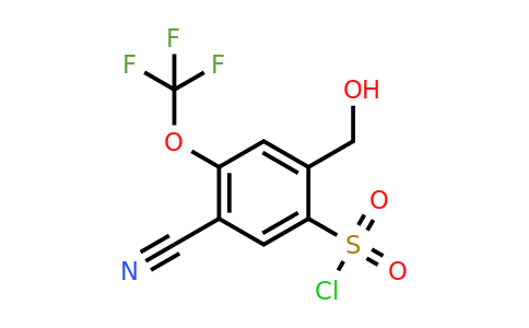 1807246-46-3 | 5-Cyano-2-hydroxymethyl-4-(trifluoromethoxy)benzenesulfonylchloride