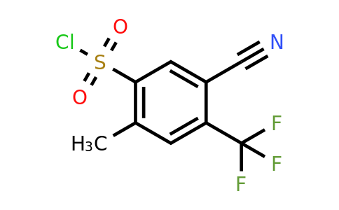 1807246-65-6 | 5-Cyano-2-methyl-4-(trifluoromethyl)benzenesulfonyl chloride