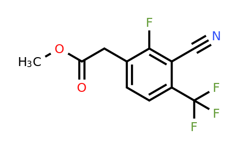 1807246-80-5 | Methyl 3-cyano-2-fluoro-4-(trifluoromethyl)phenylacetate