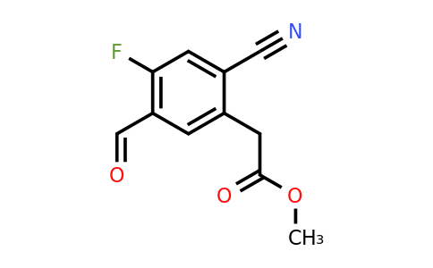 1807246-83-8 | Methyl 2-cyano-4-fluoro-5-formylphenylacetate