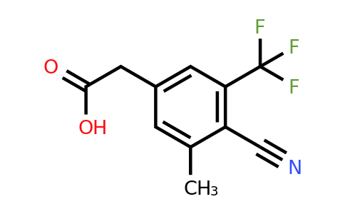 1807246-86-1 | 4-Cyano-3-methyl-5-(trifluoromethyl)phenylacetic acid