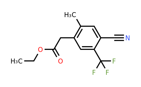 1807246-98-5 | Ethyl 4-cyano-2-methyl-5-(trifluoromethyl)phenylacetate