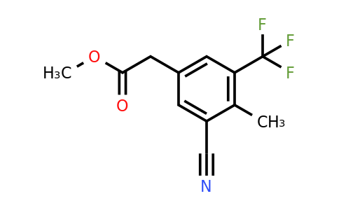 1807247-09-1 | Methyl 3-cyano-4-methyl-5-(trifluoromethyl)phenylacetate