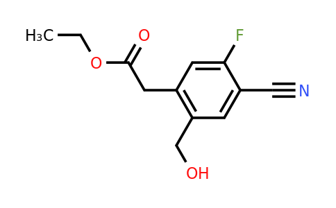 1807247-28-4 | Ethyl 4-cyano-5-fluoro-2-(hydroxymethyl)phenylacetate