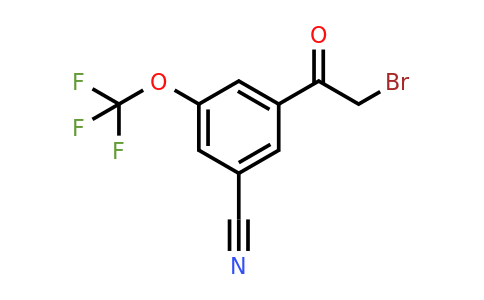 1807247-33-1 | 3'-Cyano-5'-(trifluoromethoxy)phenacyl bromide