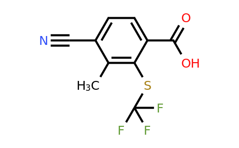 1807247-40-0 | 4-Cyano-3-methyl-2-(trifluoromethylthio)benzoic acid