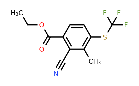 1807247-47-7 | Ethyl 2-cyano-3-methyl-4-(trifluoromethylthio)benzoate