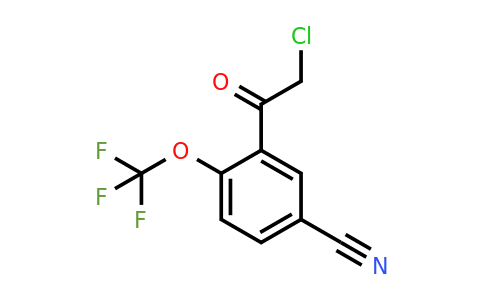 1807247-69-3 | 5'-Cyano-2'-(trifluoromethoxy)phenacyl chloride