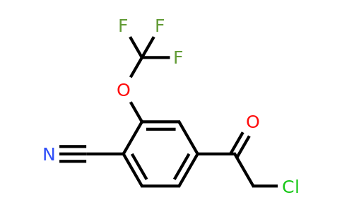 1807247-74-0 | 4'-Cyano-3'-(trifluoromethoxy)phenacyl chloride