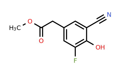 1807247-80-8 | Methyl 3-cyano-5-fluoro-4-hydroxyphenylacetate