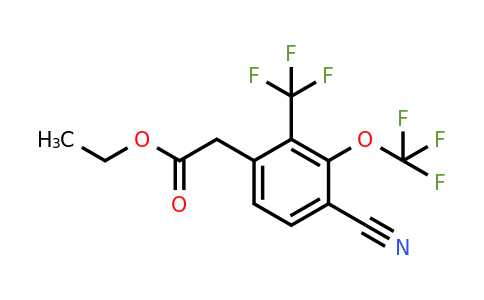 1807247-88-6 | Ethyl 4-cyano-3-trifluoromethoxy-2-(trifluoromethyl)phenylacetate