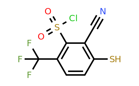 1807247-91-1 | 2-Cyano-3-mercapto-6-(trifluoromethyl)benzenesulfonylchloride
