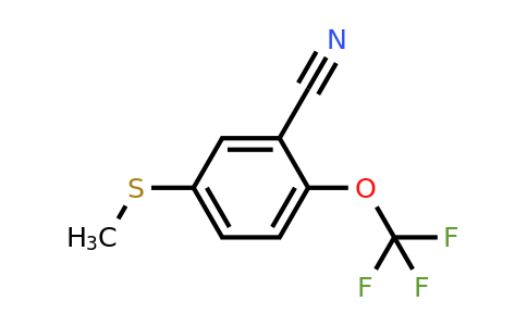 1807247-98-8 | 3-Cyano-4-(trifluoromethoxy)thioanisole