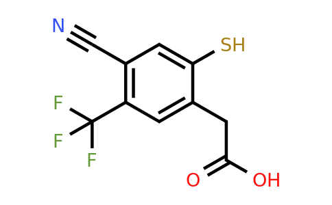 1807248-14-1 | 4-Cyano-2-mercapto-5-(trifluoromethyl)phenylacetic acid