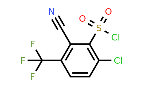 1807248-17-4 | 6-Chloro-2-cyano-3-(trifluoromethyl)benzenesulfonyl chloride