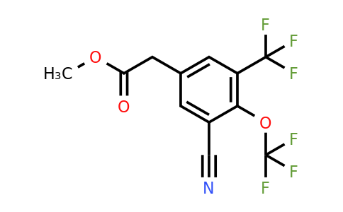 1807248-20-9 | Methyl 3-cyano-4-trifluoromethoxy-5-(trifluoromethyl)phenylacetate