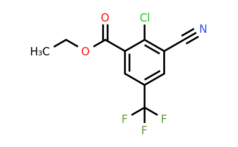 Ethyl 2-chloro-3-cyano-5-(trifluoromethyl)benzoate