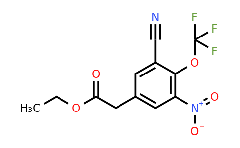 1807248-40-3 | Ethyl 3-cyano-5-nitro-4-(trifluoromethoxy)phenylacetate