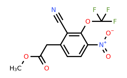 1807248-53-8 | Methyl 2-cyano-4-nitro-3-(trifluoromethoxy)phenylacetate