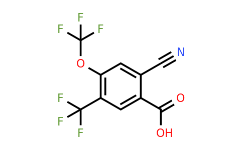 1807248-55-0 | 2-Cyano-4-trifluoromethoxy-5-(trifluoromethyl)benzoic acid