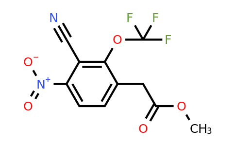 1807248-58-3 | Methyl 3-cyano-4-nitro-2-(trifluoromethoxy)phenylacetate