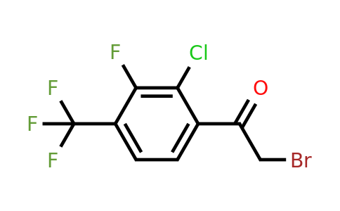 1807248-61-8 | 2'-Chloro-3'-fluoro-4'-(trifluoromethyl)phenacyl bromide