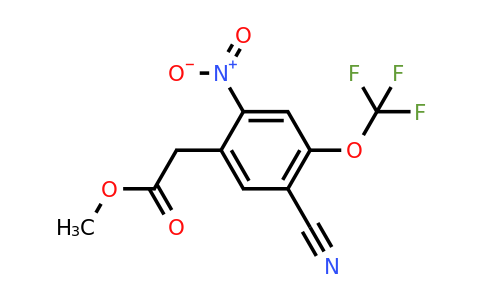 1807248-67-4 | Methyl 5-cyano-2-nitro-4-(trifluoromethoxy)phenylacetate